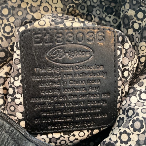 Brighton Black Leather Handbag - Picture 8 of 8